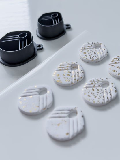 Detailed Elegant Donut Polymer Clay Cutter
