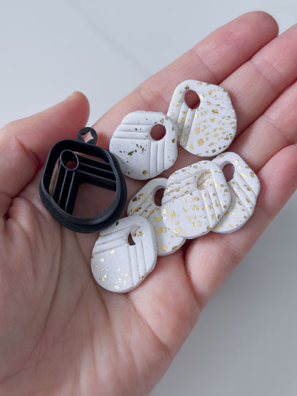 Detailed Elegant Donut Polymer Clay Cutter