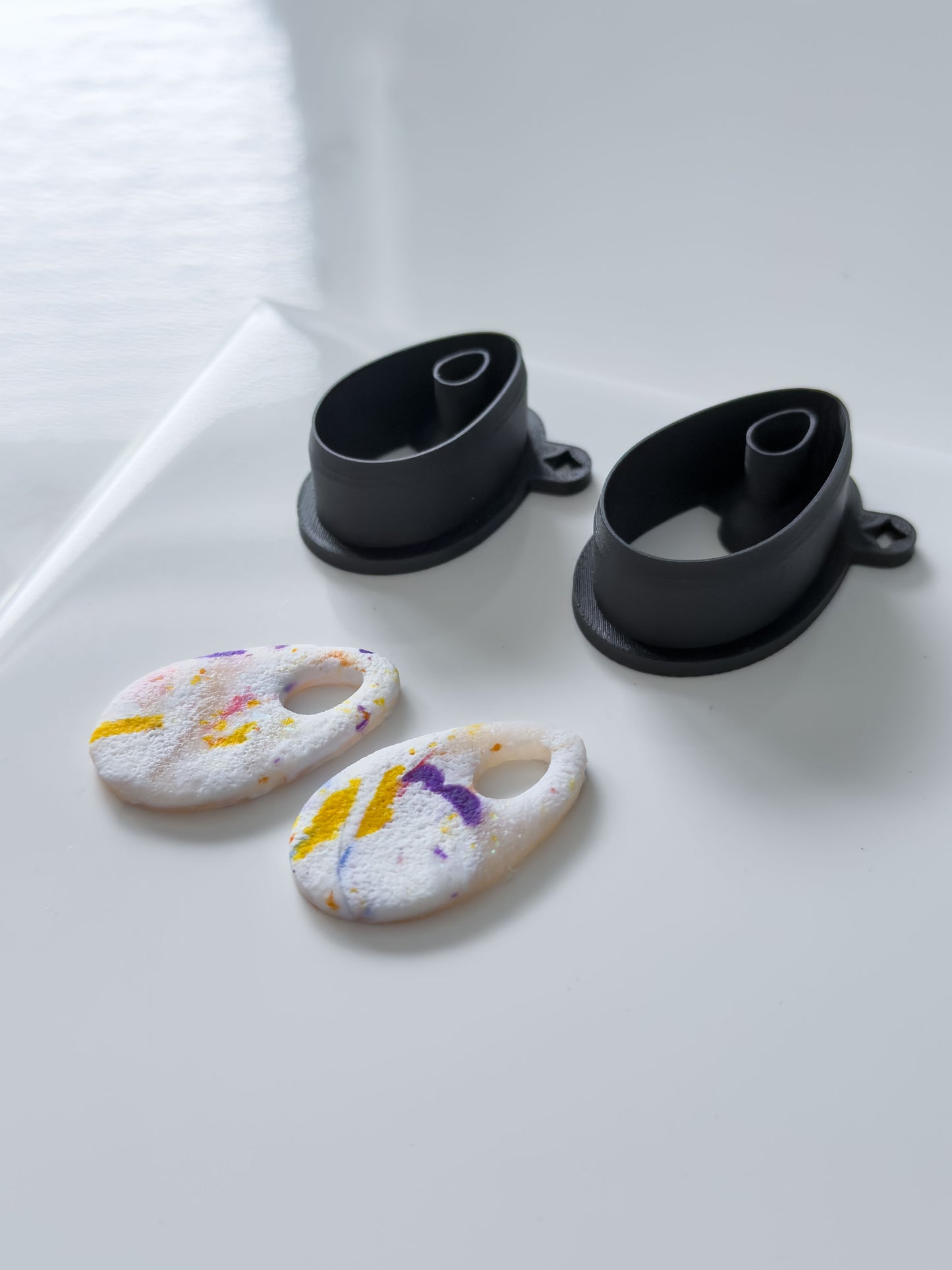 Teardrop Donut Polymer Clay Cutter