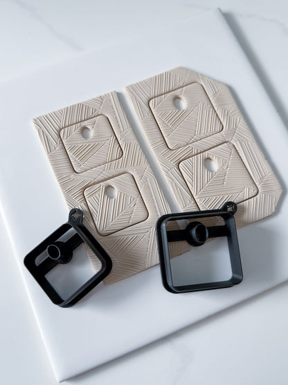 Square Donut Polymer Clay Cutter