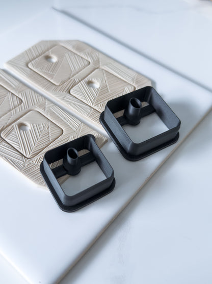 Square Donut Polymer Clay Cutter