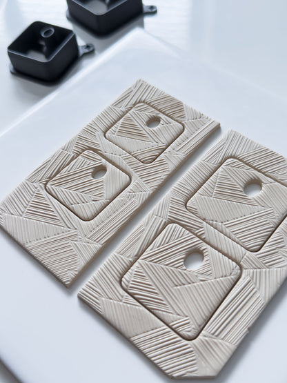Square Donut Polymer Clay Cutter