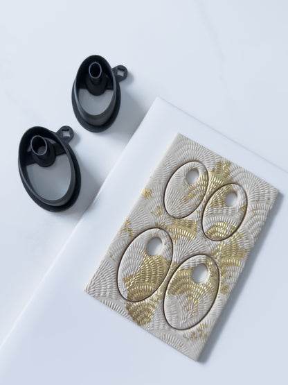 Ellipse Donut Polymer Clay Cutter