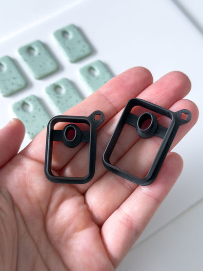 Rectangle Donut Polymer Clay Cutter