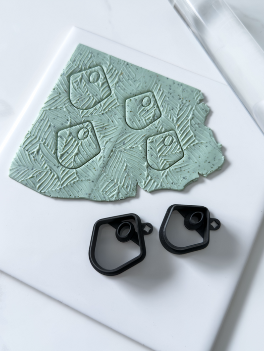 Rounded Diamond Donut Polymer Clay Cutter