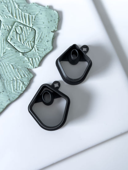 Rounded Diamond Donut Polymer Clay Cutter