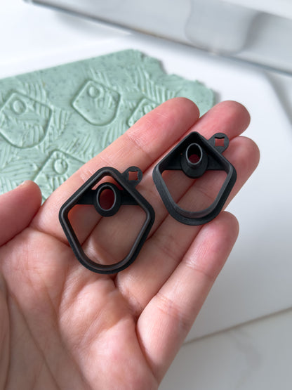 Rounded Diamond Donut Polymer Clay Cutter