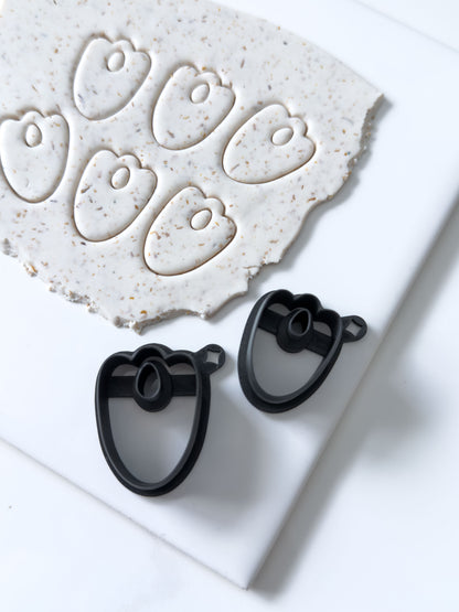 Reverse Petal Donut Polymer Clay Cutter