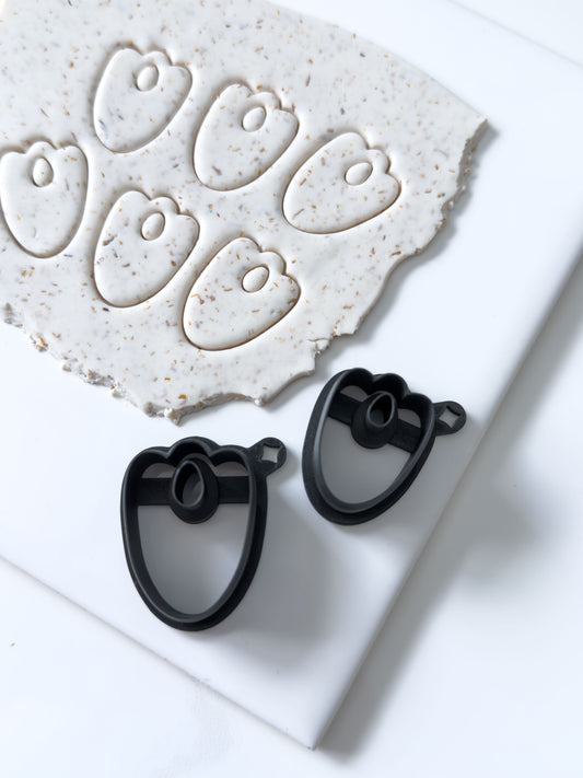 Reverse Petal Donut Polymer Clay Cutter