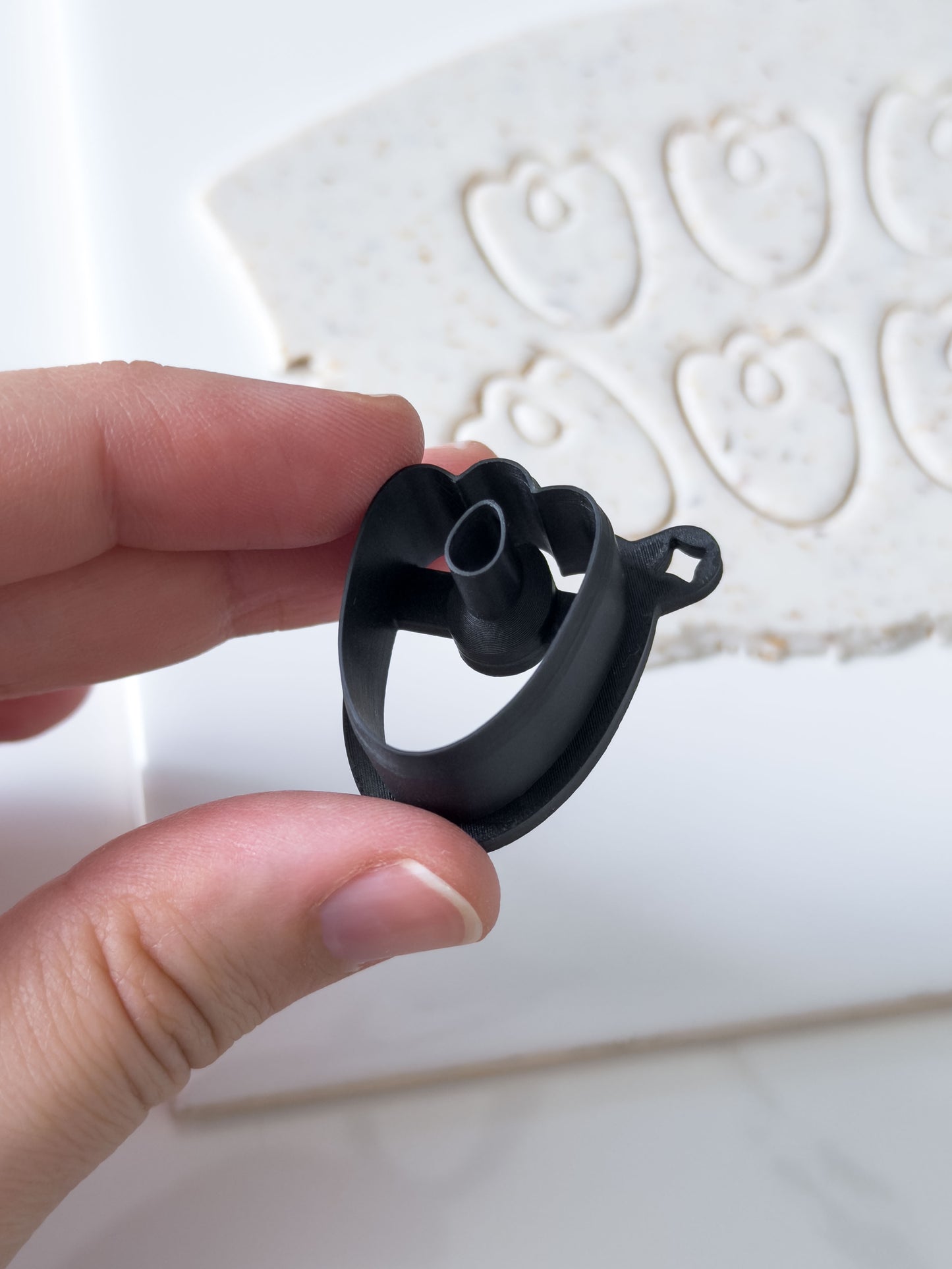 Reverse Petal Donut Polymer Clay Cutter