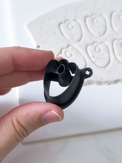 Reverse Petal Donut Polymer Clay Cutter