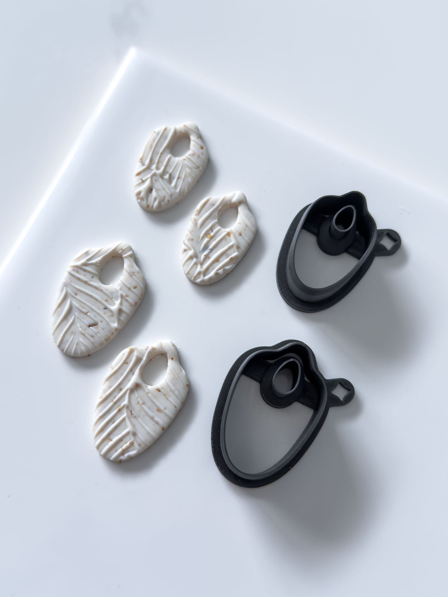 Long Petal Donut Polymer Clay Cutter