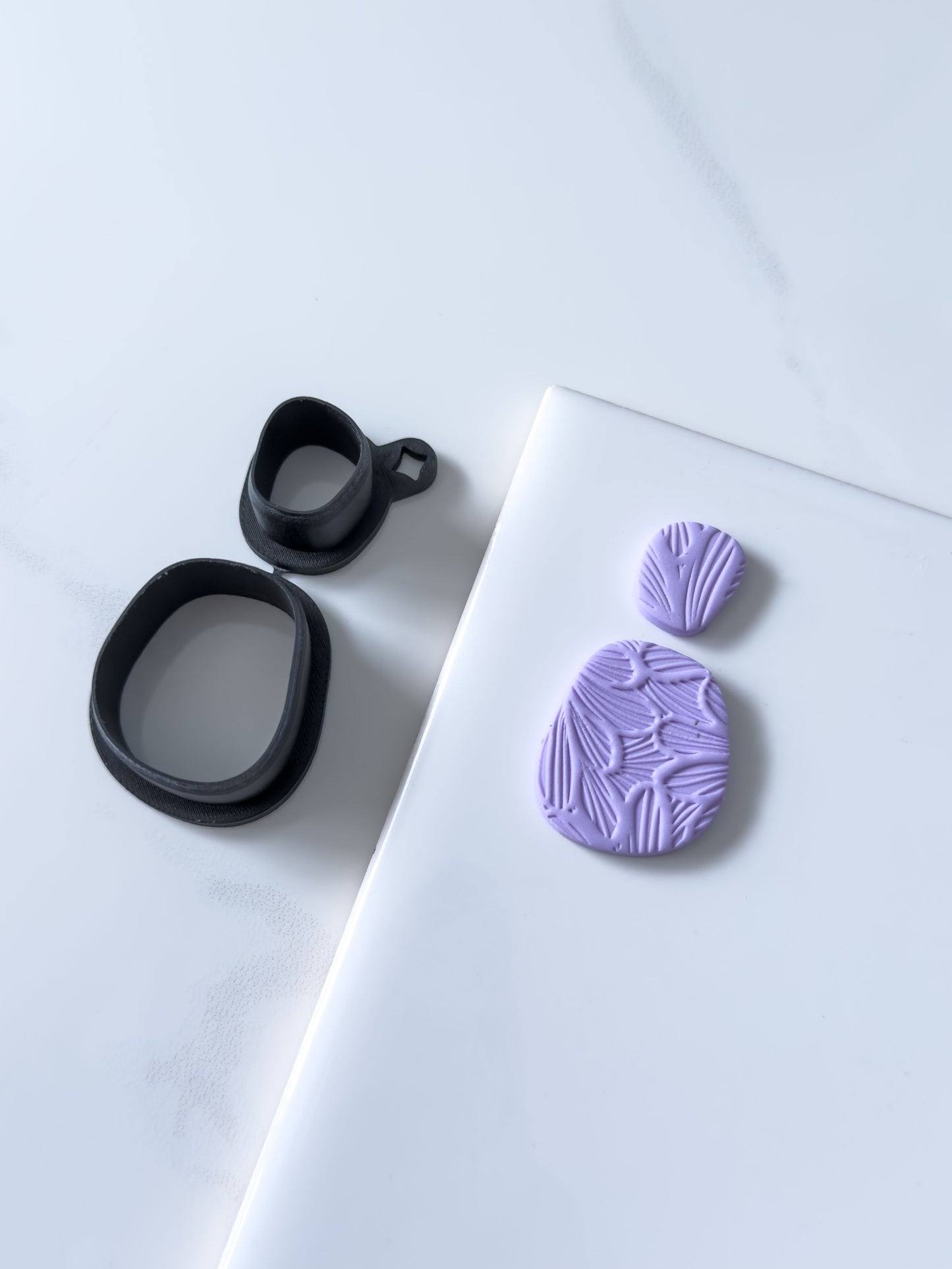 Organic Rectangle Set Polymer Clay Cutter