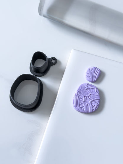 Organic Rectangle Set Polymer Clay Cutter