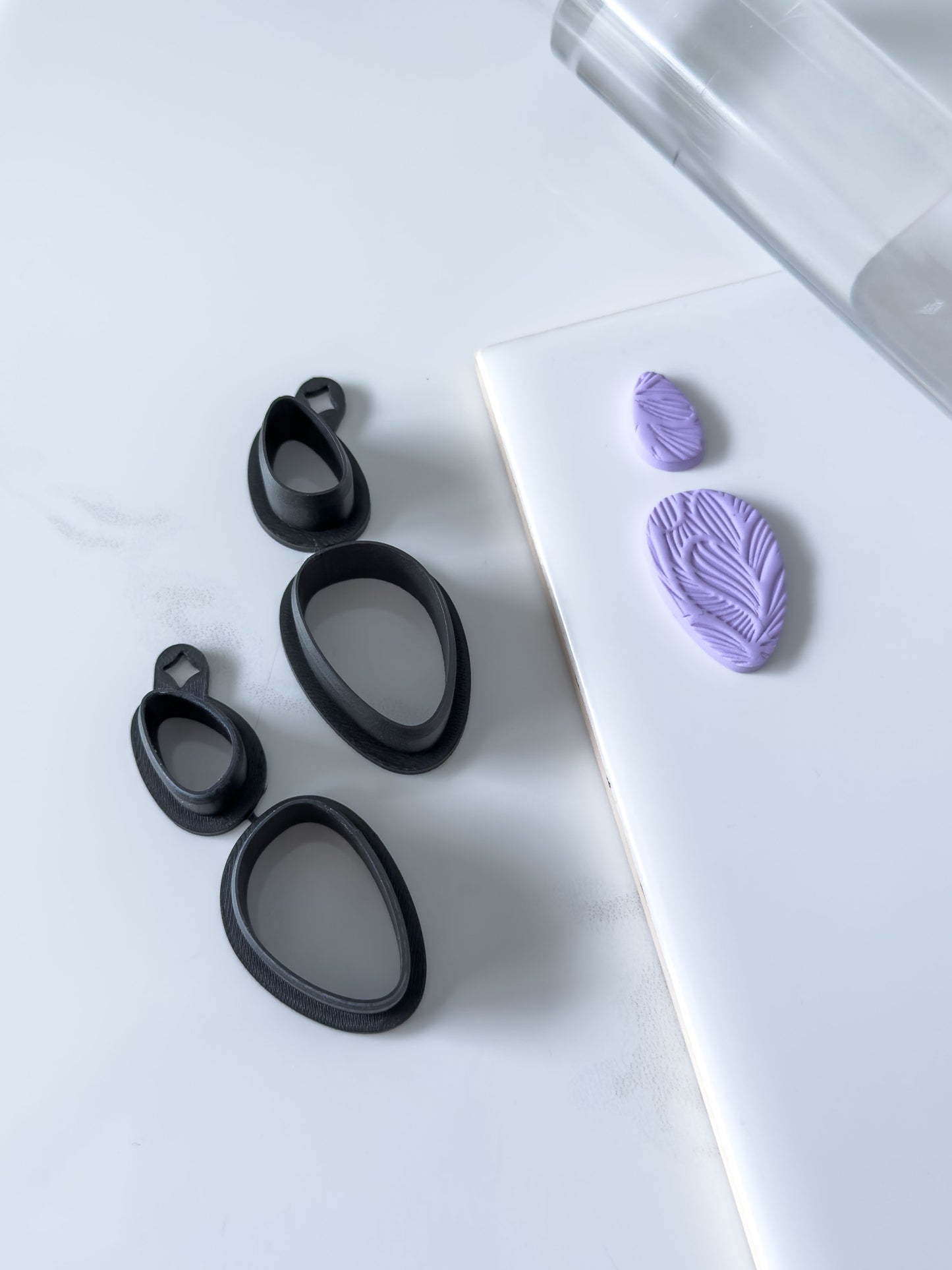 Organic Ellipse Set Polymer Clay Cutter