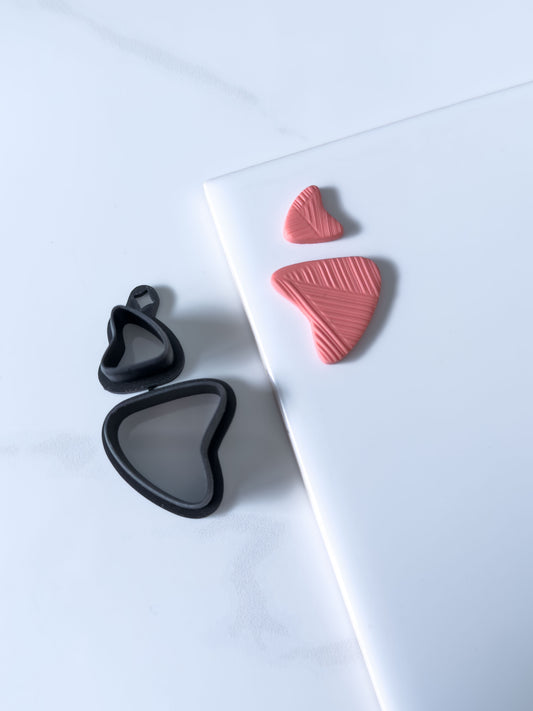 Organic Arrow Set Polymer Clay Cutter