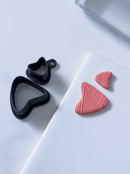 Organic Arrow Set Polymer Clay Cutter