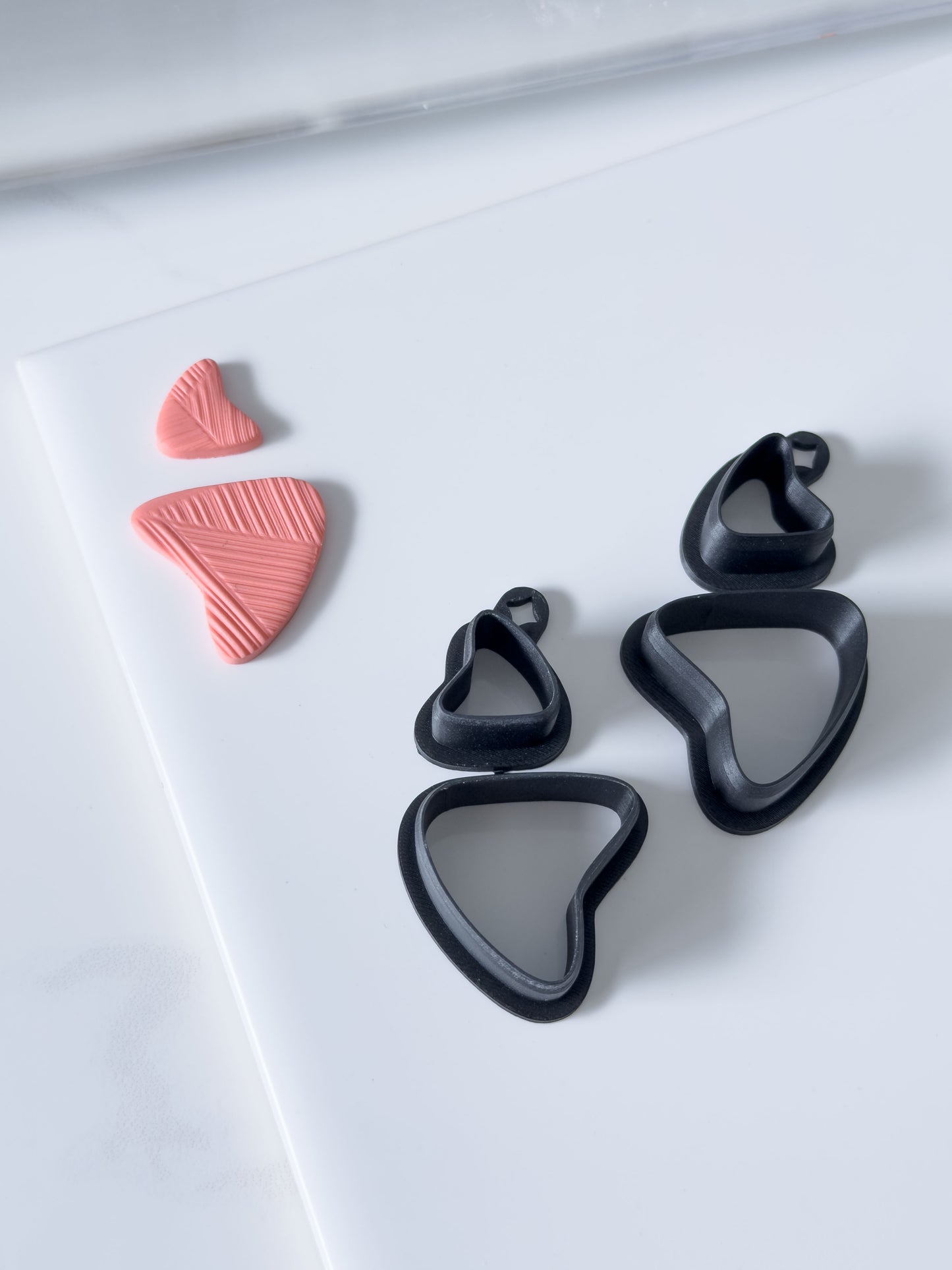 Organic Arrow Set Polymer Clay Cutter