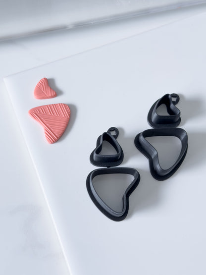 Organic Arrow Set Polymer Clay Cutter