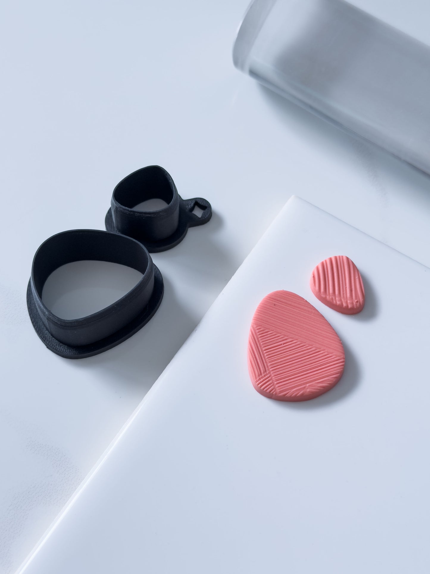 Organic Triangle Set Polymer Clay Cutter
