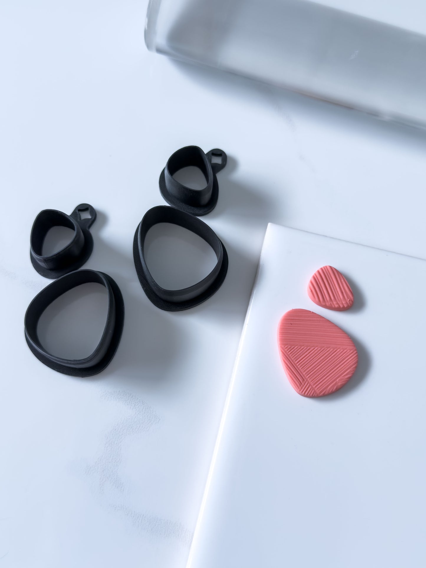 Organic Triangle Set Polymer Clay Cutter