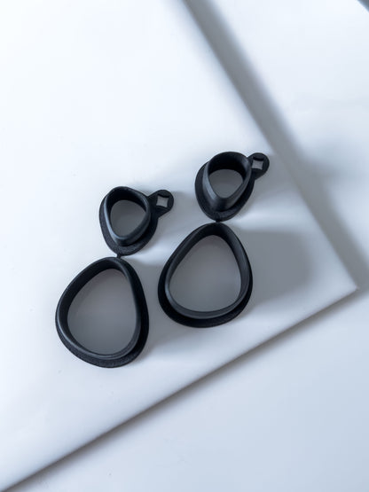 Organic Pebble Set Polymer Clay Cutter