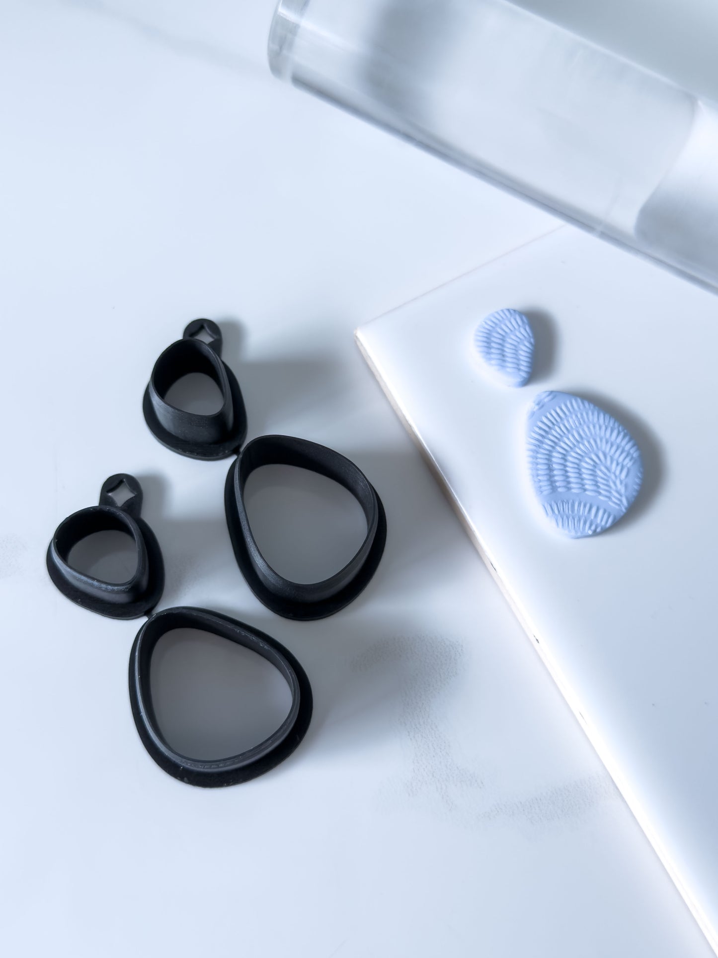 Organic Pebble Set Polymer Clay Cutter