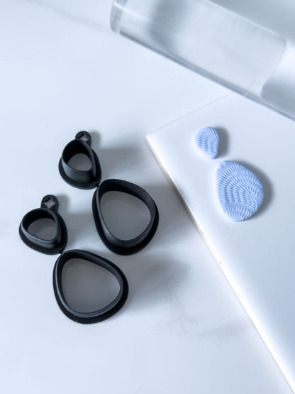 Organic Pebble Set Polymer Clay Cutter