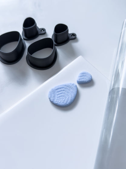 Organic Pebble Set Polymer Clay Cutter