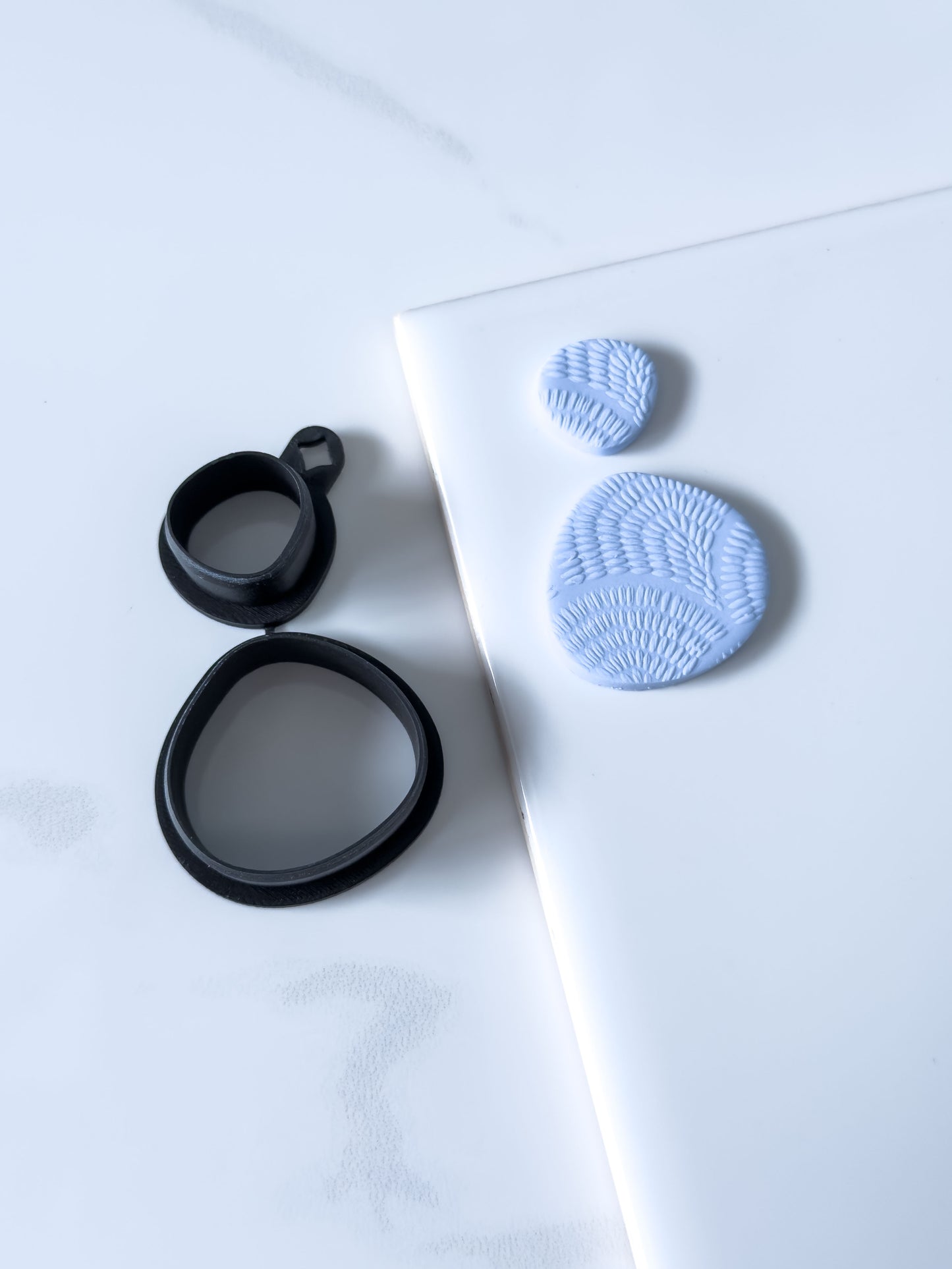 Organic Chunky Circle Set Polymer Clay Cutter
