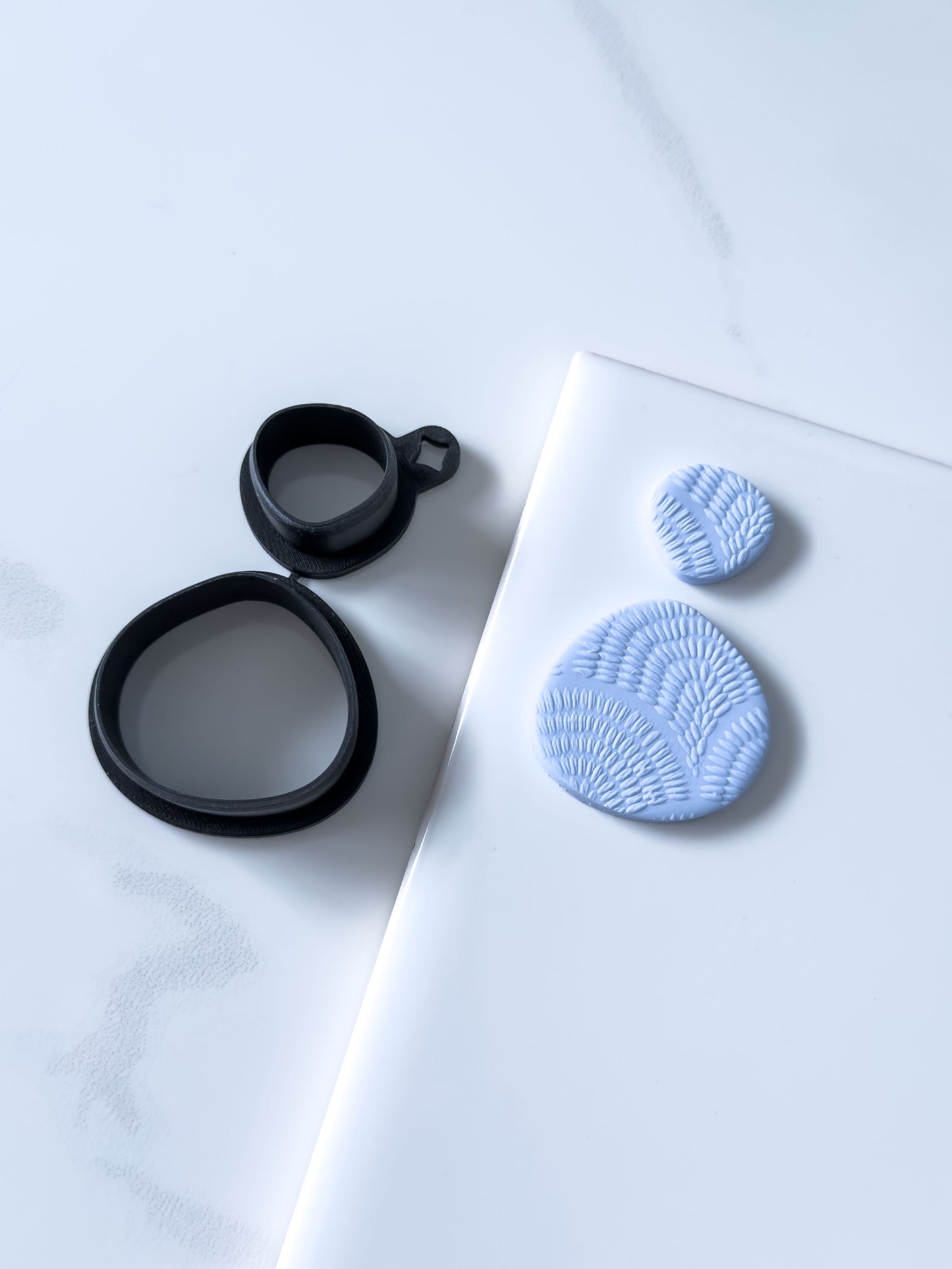 Organic Chunky Circle Set Polymer Clay Cutter