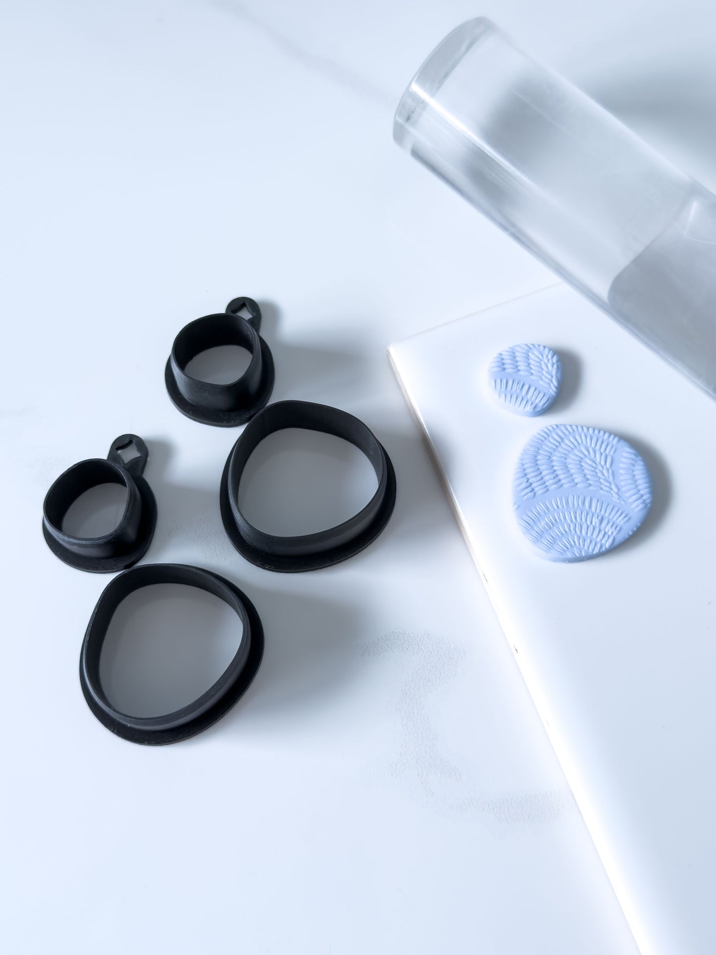 Organic Chunky Circle Set Polymer Clay Cutter