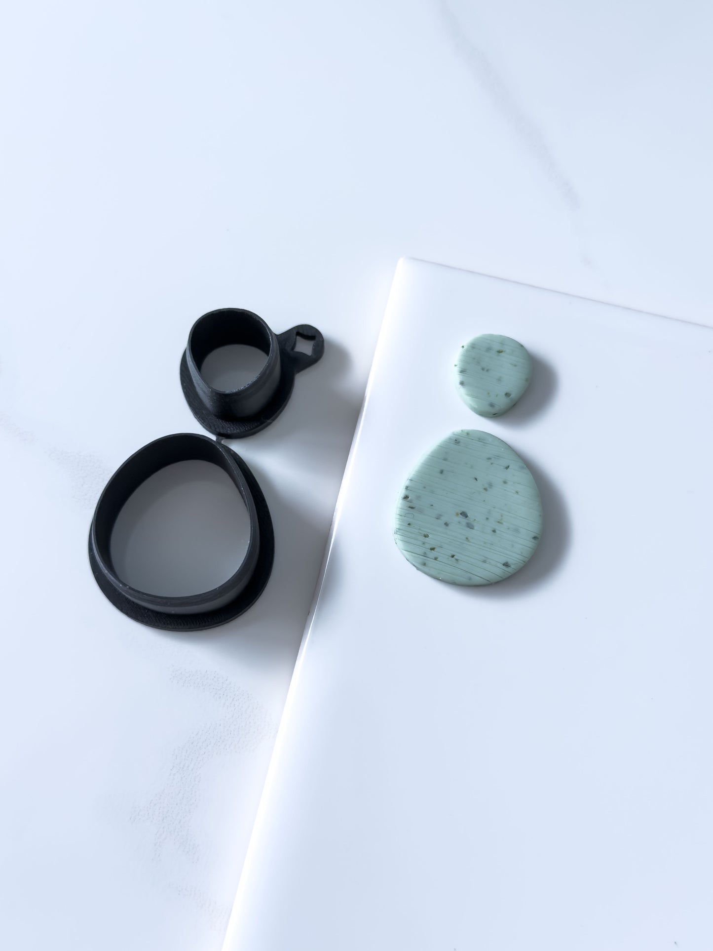 Organic Circle Set Polymer Clay Cutter