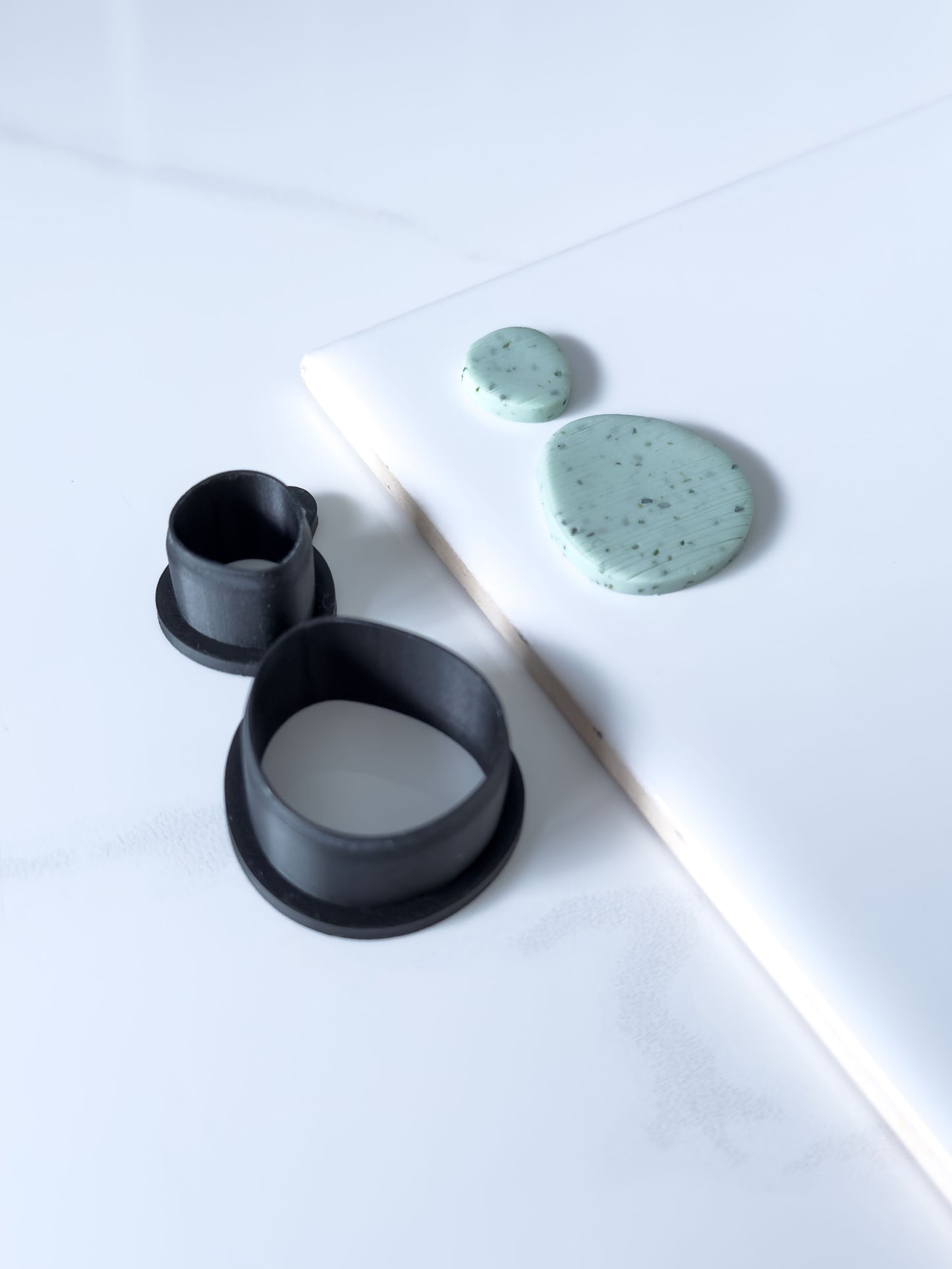 Organic Circle Set Polymer Clay Cutter