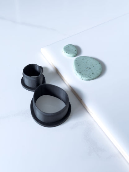 Organic Circle Set Polymer Clay Cutter