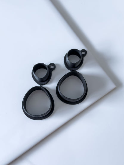 Organic Circle Set Polymer Clay Cutter