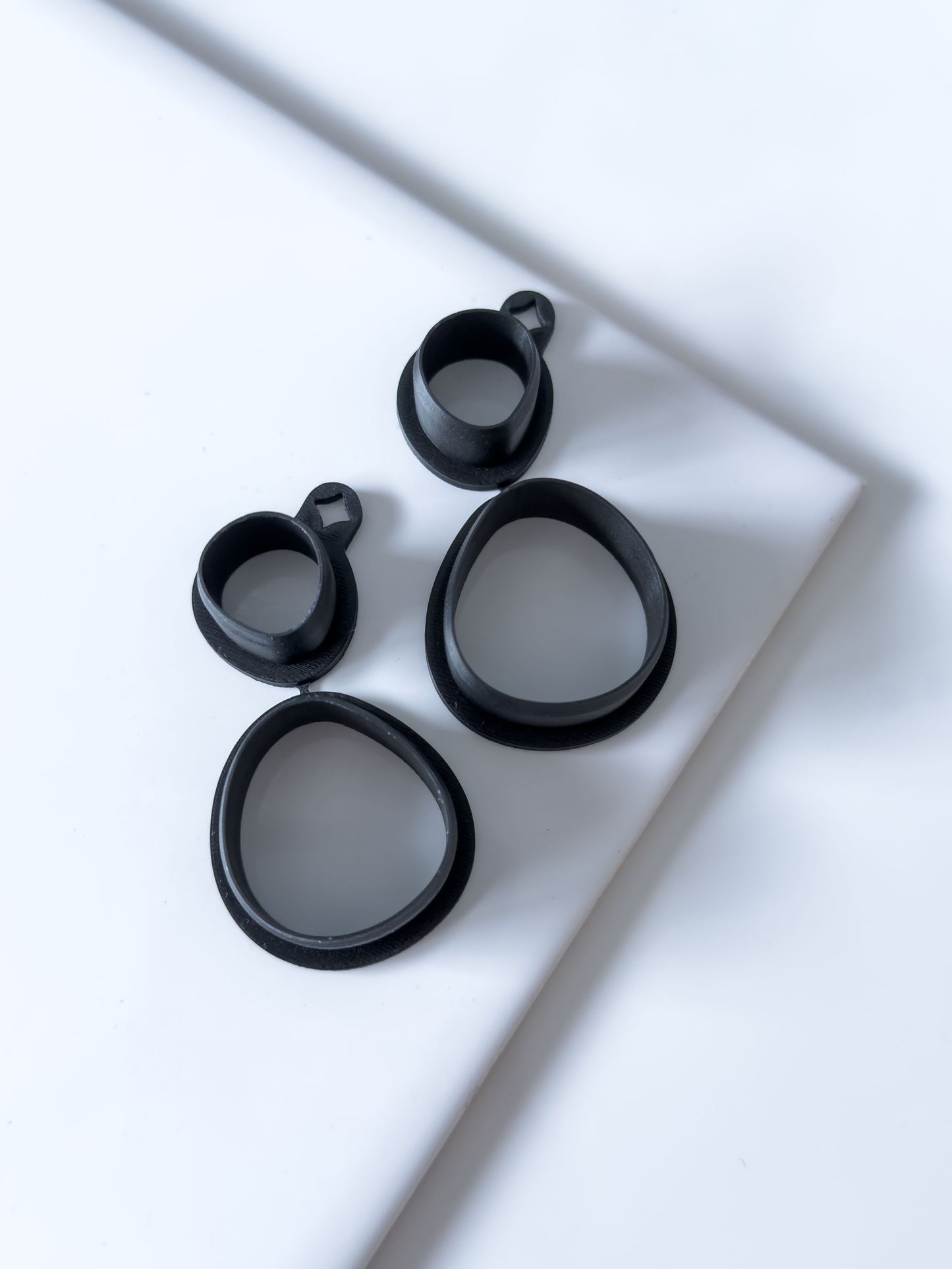 Organic Circle Set Polymer Clay Cutter