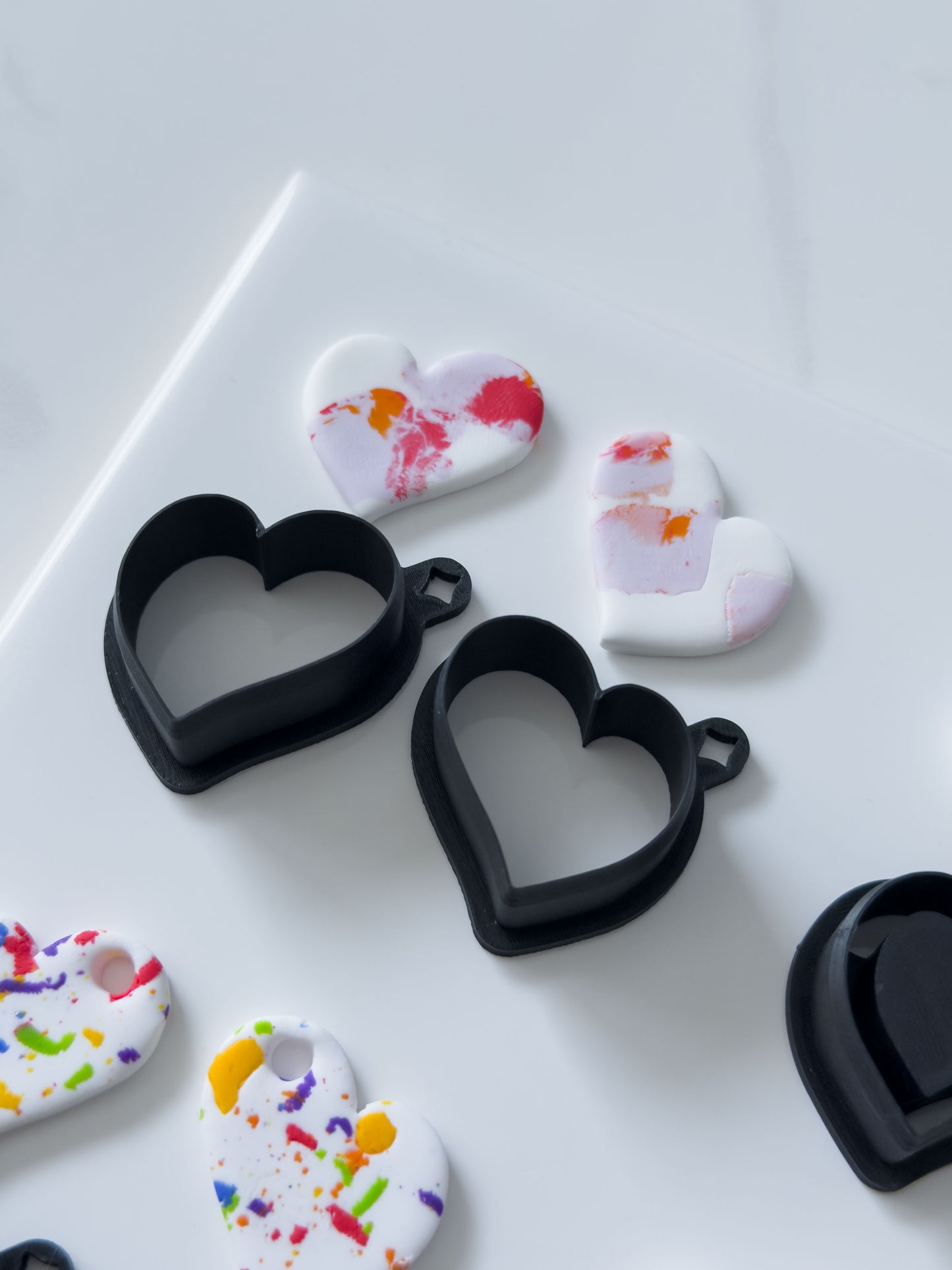 Irregular Heart Polymer Clay Cutter Sets