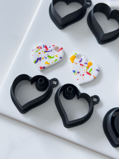 Irregular Heart Polymer Clay Cutter Sets