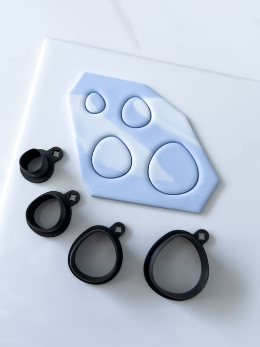 Organic Circle Polymer Clay Cutter