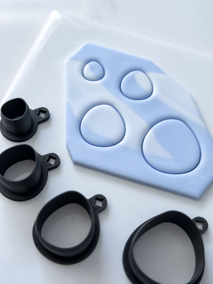 Organic Circle Polymer Clay Cutter