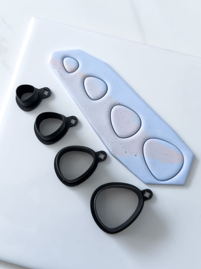 Organic Triangle Polymer Clay Cutter