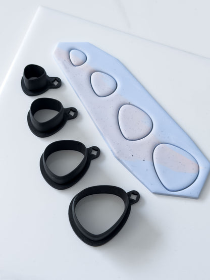 Organic Triangle Polymer Clay Cutter