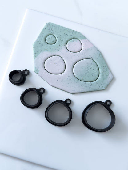 Organic Chunky Circle Polymer Clay Cutter
