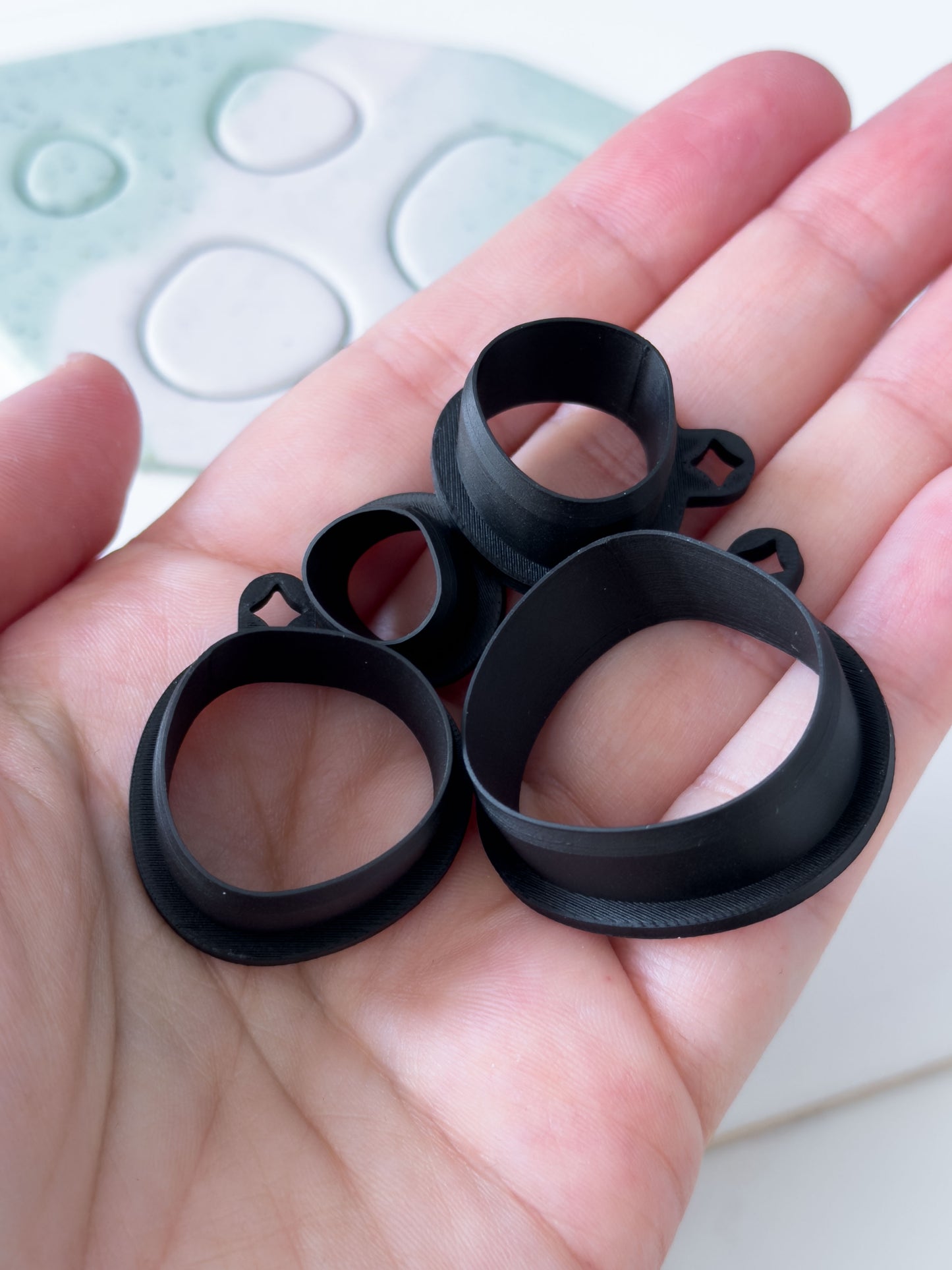Organic Chunky Circle Polymer Clay Cutter