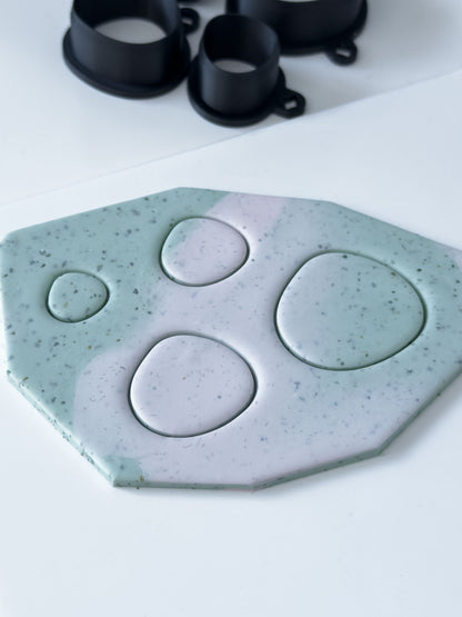 Organic Chunky Circle Polymer Clay Cutter