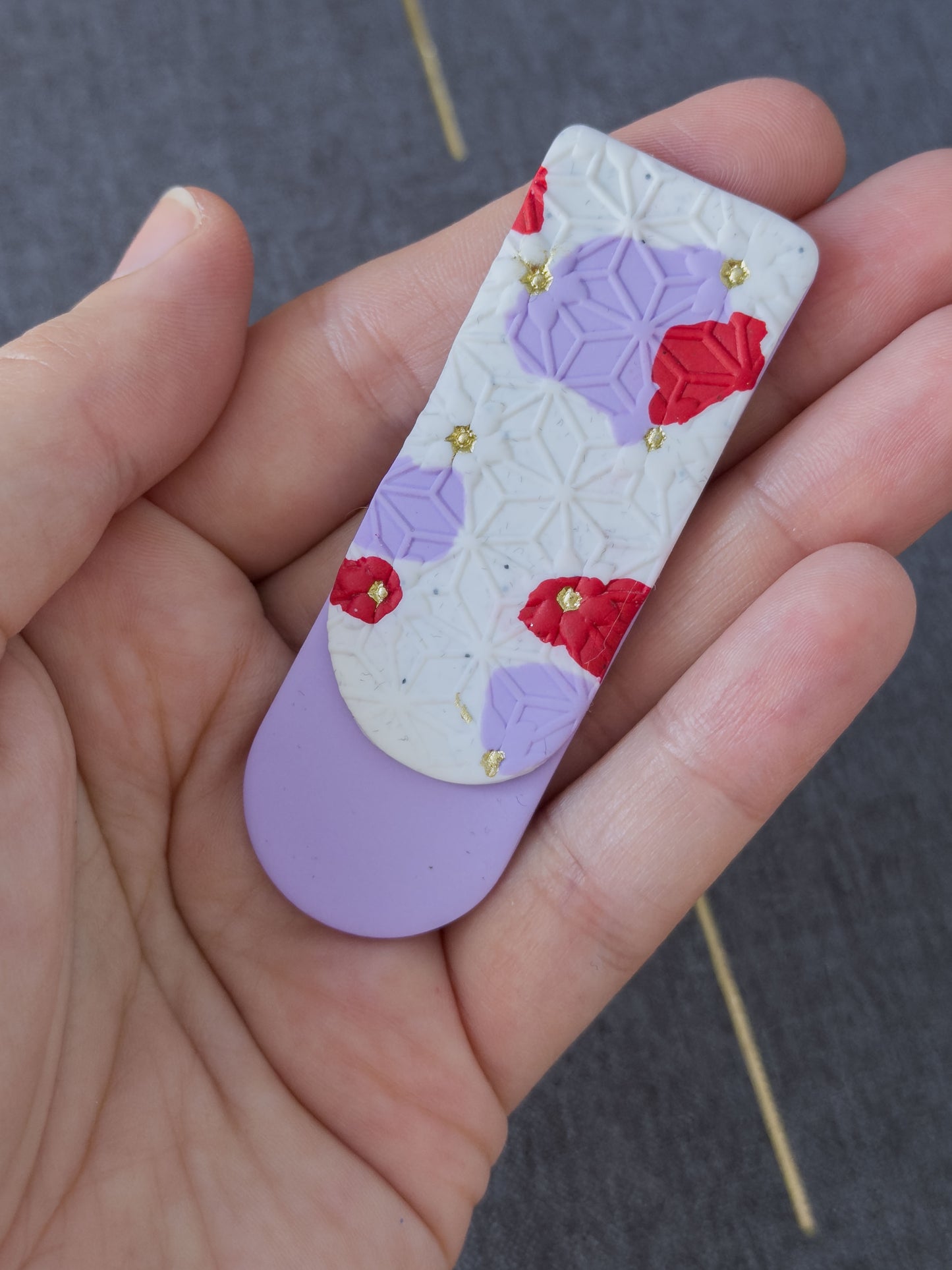 Without Limits Col ✦ Lilac Terrazzo Lesezeichen