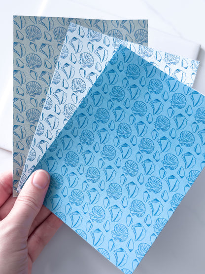 Transfer Paper Beachy Shells | 3 Colours