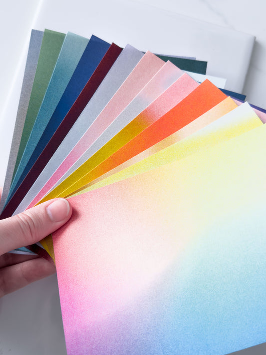 Transfer Paper Colourful Gradients | 13 Colours | Exclusive