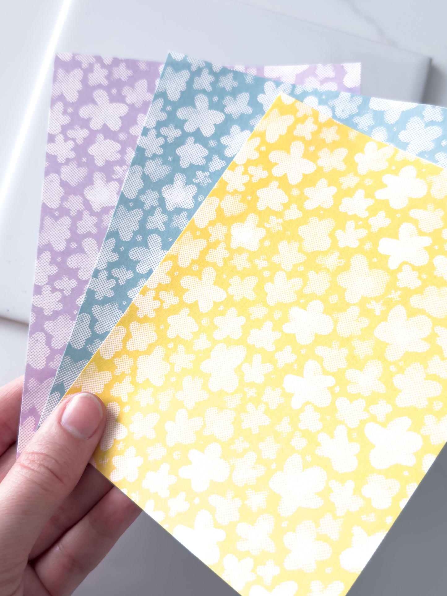 Transfer Paper Pastell Flowers | 3 Colours | Exclusive